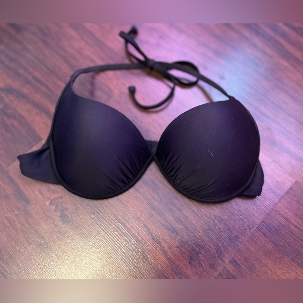 Wings black bikini top